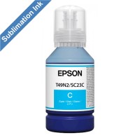 140ml Bottle of Epson T49N2 Cyan Dye Sublimation Ink. 140ml Bottle of Epson T49N2 Cyan Dye Sublimation Ink.