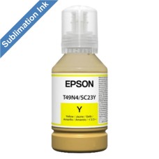 140ml Bottle of Epson T49N4, Yellow Dye Sublimation Ink. 140ml Bottle of Epson T49N4, Yellow Dye Sublimation Ink.