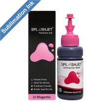 70ml Bottle of Light Magenta Dye Sublimation Ink for Epson EcoTank Printers using 673 Series Inks.