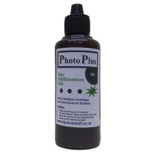 100ml of Black Epson Compatible  Sublimation Ink -  PhotoPlus Brand.