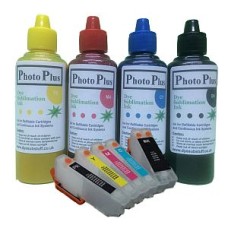 Epson Compatible T3357 Empty Refillable Cartridge Set.