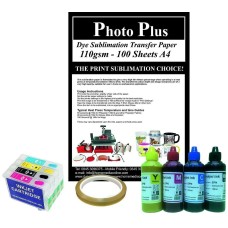 Dye Sublimation Accessory Kit for Epson Printers Using T1295 Cartridges. - test