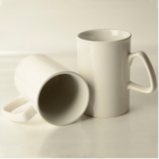 10oz White Mug with Curled Top - Box of 36pcs 10oz White Mug with Curled Top - Box of 36pcs