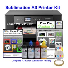 A3+ Sublimation Printer Bundle, Epson WF-7310 & HobbyPrint® Sublimation Kit, A3+ Sublimation Printer Bundle, Epson WF-7310 & HobbyPrint® Sublimation Kit,
