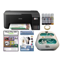 Sublimation Printer Bundle - Ecotank ET-1810 with Handheld Heat Press