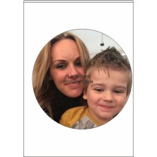 Printed Cake Toppers - Circular