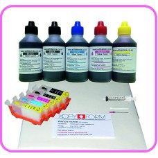 Edible Printer Refillable Cartridge Accessory Kit for Canon PGI-525 with Wafer Papers.