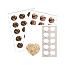 25  x A4 Printable Edible Chocolate Transfer Sheets.