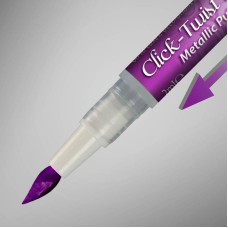 The Click-Twist Food Paint Brush - Metallic Purple - 2ml