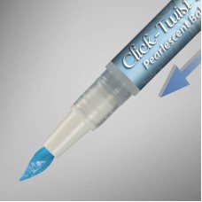 The Click-Twist Food Paint Brush - Pearlescent Baby Blue - 2ml