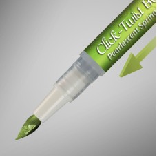 The Click-Twist Food Paint Brush - Pearlescent Spring Green - 2ml