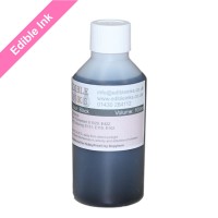 100ml Bottle of Black Edible Ink for Canon Printers.