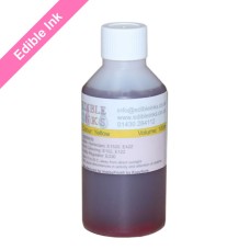 100ml Bottle of Yellow Edible Ink for Canon Printers. 100ml Bottle of Yellow Edible Ink for Canon Printers.