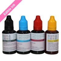 120ml Bottled Edible Ink for Canon Printers - 4 x 30ml Set of CMYK 120ml Bottled Edible Ink for Canon Printers - 4 x 30ml Set of CMYK