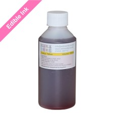 250ml Bottle of Yellow Edible Ink for Canon Printers.