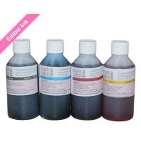 400ml Bottled Edible Ink for Canon Printers - 4 x 100ml Set of CMYK.