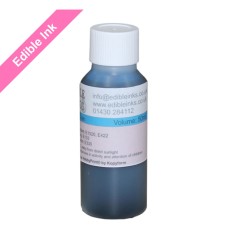 50ml Bottle of Cyan Edible Ink for Canon Printers. 50ml Bottle of Cyan Edible Ink for Canon Printers.