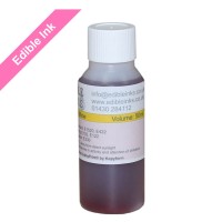 50ml Bottle of Yellow Edible Ink for Canon Printers.