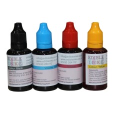 120ml Bottled Edible Ink for Canon Printers - 4 x 30ml Set of CMYK