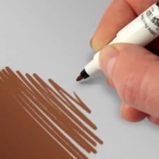 Food Art Pen - Chocolate, with a fine and a broad nib. - 2 pens in 1.