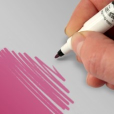 Food Art Pen - Dusky Pink, with a fine and a broad nib. - 2 pens in 1.