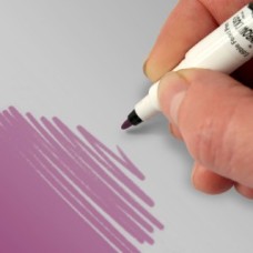 Food Art Pen - Grape Violet, with a fine and a broad nib. - 2 pens in 1.