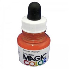 Liquid Acrylic Ink 28ml bottle with pipete MC280 - Fluorescent Orange