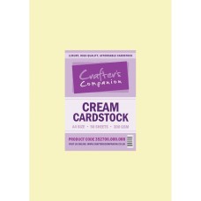 Cream A4 Card 300gsm in 50 sheet pack by crafters Companion