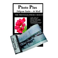 PhotoPlus Photo Paper A4 Panoramic Premium Satin Rolls 260gsm - 210mm x 8m