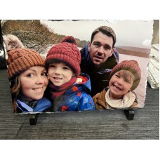 20cm x 20cm Personalised Photo Slate – Gloss or Matte Finish.